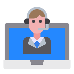 Customer service agent icon