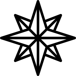 Wind rose icon