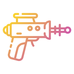 Space gun icon