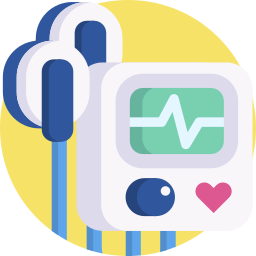 Heart monitoring icon