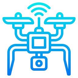 Smart drone icon