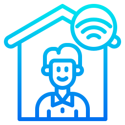 Work from home icon