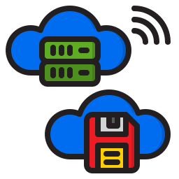 Cloud storage icon