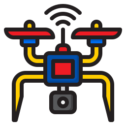 Smart drone icon