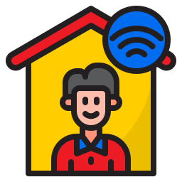 Work from home icon