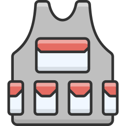 Bulletproof vest icon