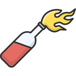 Molotov cocktail icon