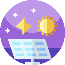 Solar panel icon