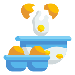 Cracked egg icon