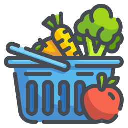 Fruits and vegetables icon