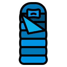 Sleeping bag icon