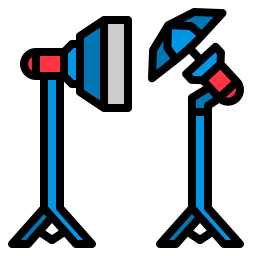 Studio lighting icon