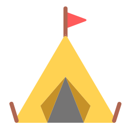 camping zelt icon