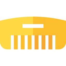 Hair comb icon