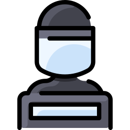 Riot police icon