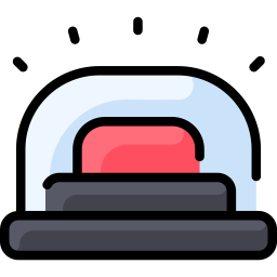 Red button icon