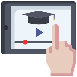 Online learning icon