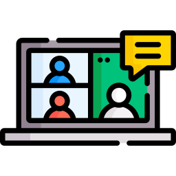 Online meeting icon