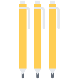 des crayons Icône