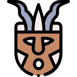 African mask icon