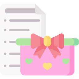 Gift list icon