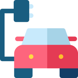 Electric car icon