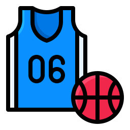 basketbal shirt icoon