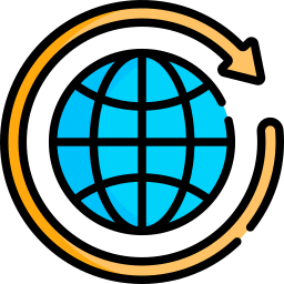 Global shipping icon