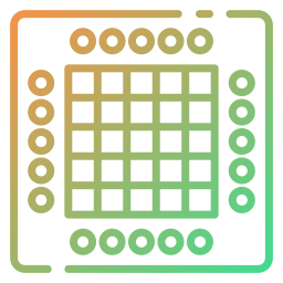 trampolino di lancio icona