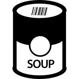 Soup in can icon