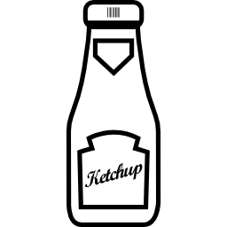 Ketchup bottle icon