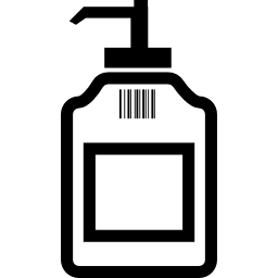 Liquid soap hand washer icon