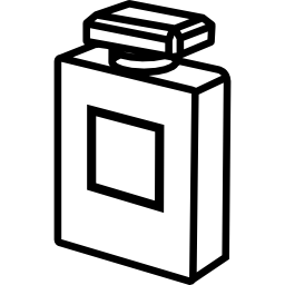 Perfume bottle outline icon