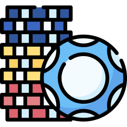 Poker chips icon