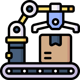 Mechanical arm icon