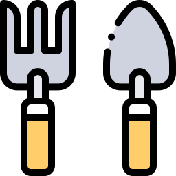 Gardening tools icon