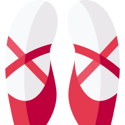 Ballet shoes icon