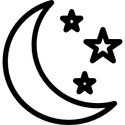 Half moon icon