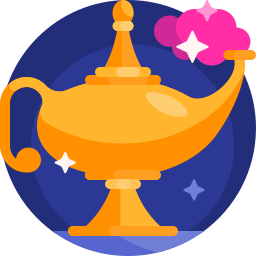 Magic lamp icon