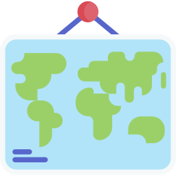 World map icon