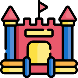 Inflatable castle icon