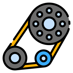 Timing belt icon