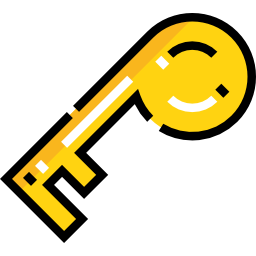 Door key icon