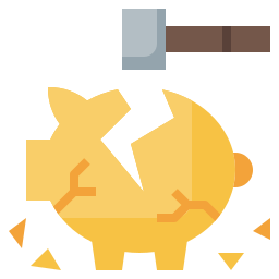 Piggy bank icon