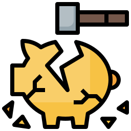 Piggy bank icon