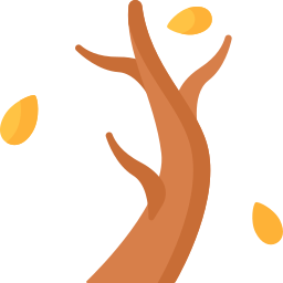 Autumn tree icon