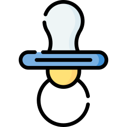 smoczek dla niemowląt ikona