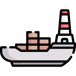 Cargo ship icon