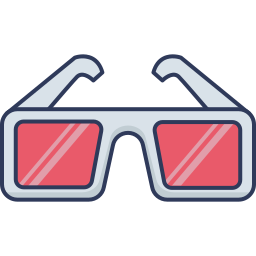 3d glasses icon