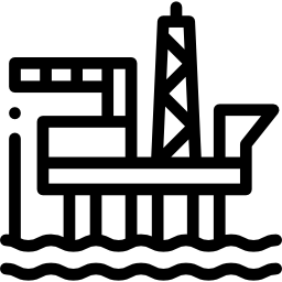 plate-forme pétrolière Icône